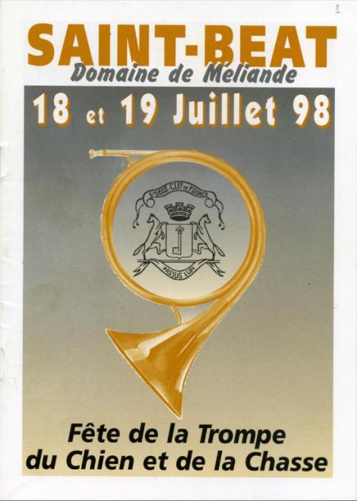 Iconographie - Fête de la Trompe du chien et de la chasse à Saint-Béat 18 et 19 juillet 1998