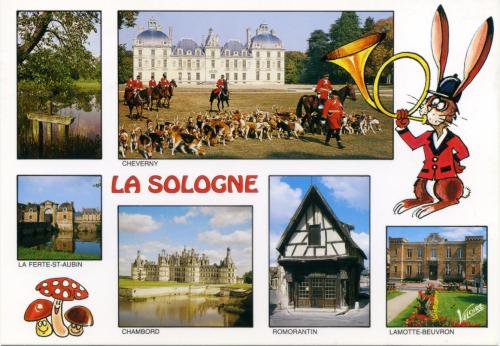 Iconographie - La Sologne - Cheverny et divers châteaux