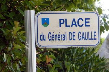 Iconographie - Panneau de la place du Général De Gaulle