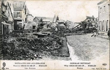 Iconographie - Retraite des Allemands - Les ruines