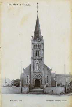 Iconographie - La Bénate - L'église