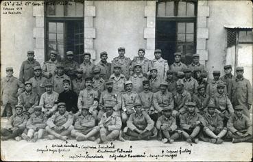 Iconographie - Soldats du 123e régiment d'infanterie, 27e compagnie