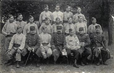 Iconographie - Soldats du 125e régiment d'infanterie