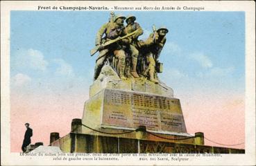 Iconographie - Monument aux morts des armées de Champagne