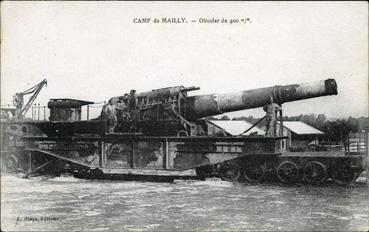 Iconographie - Camp de Mailly - Obusier de 400mm