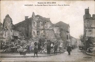 Iconographie - La rue des Ponts à l'entrée de la rue de Bréchon