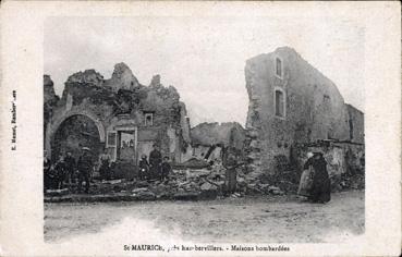 Iconographie - Maisons bombardées