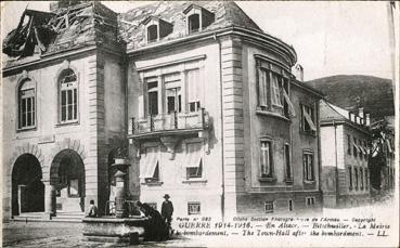 Iconographie - La mairie après le bombardement