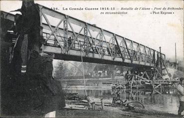 Iconographie - Pont de Rethondes en construction