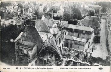 Iconographie - Reims après le bombardement