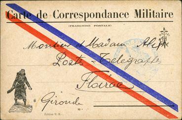 Iconographie - Carte de correspondance militaire