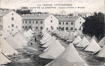 Iconographie - Camp de la Courine - Casernes et tentes
