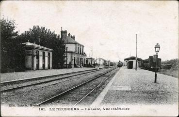 Iconographie - La gare, vue intérieure