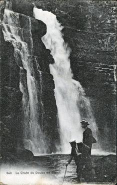 Iconographie - La chute du Doubs en été