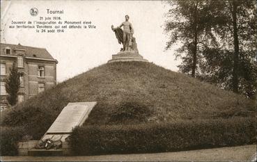 Iconographie - Tournai - Monument élevé aux territoriaux Vendéens