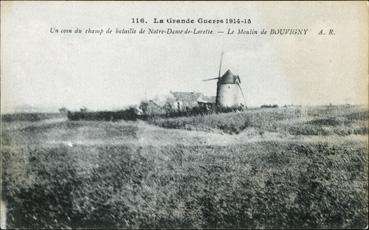 Iconographie - Un coin du champ de bataille de Notre-Dame-de-Lorette - 