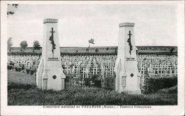 Iconographie - Cimetière militaire - Tombes françaises