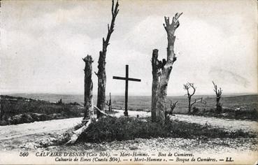 Iconographie - Calvaire d'Esnes (cote 304) - Mort-Homme - Bois de Cumières