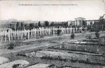 Iconographie - Cimetière militaire, faubourg Saint-Martin