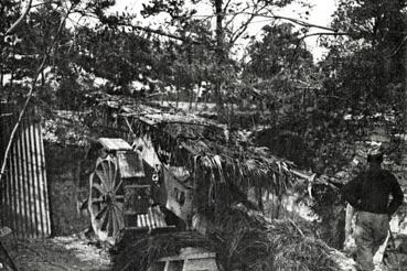 Iconographie - Batterie du 51e régiment d'artillerie devant Saint-Quentin