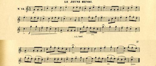 Partition - Jeune Henri (Le) -14 - 1sur2