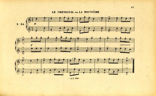 Partition - Chevreuil (Le) ou la Meunière - 34