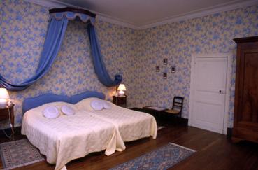 Iconographie - Château du Breuil - La chambre bleue