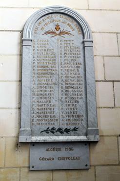 Iconographie - Table des Morts pour la France dans l'église