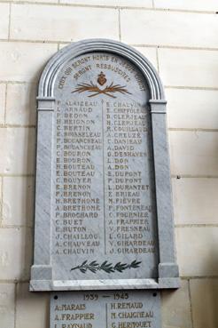 Iconographie - Table des Morts pour la France dans l'église