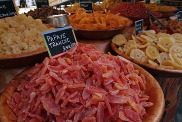 Iconographie - Fruits confits sur le marché