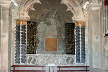 Iconographie - L'église de l'Assomption - Tables des morts pour la France