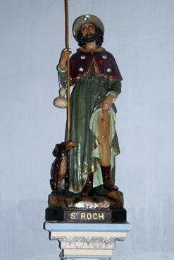 Iconographie - Statue de Saint-Roch dans l'église Santa Ghjulia