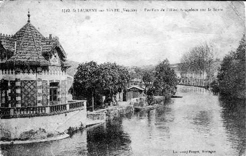 Iconographie - Pavillon de l'Hôtel Graveleau sur la Sèvre