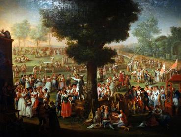 Iconographie - Musée Joseph Fesch - Fête napolitaine, de Gaetano Gigante (1770-1840)