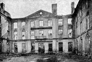 Iconographie - Le palais de Justice en ruines