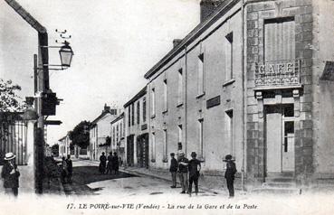 Iconographie - La rue de la Gare et de la Poste