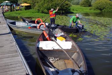 Iconographie - Fête du lac - Barques à Pierre Aigüe