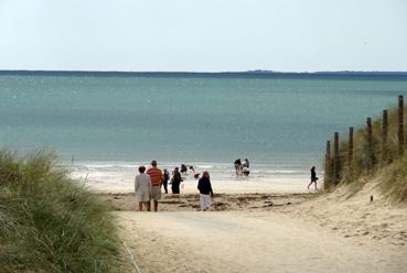 Iconographie - L'entrée de la plage de la Parée du Jonc