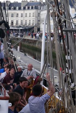 Iconographie - Trophée Hayet - Chant à hisser - Le pont supérieur