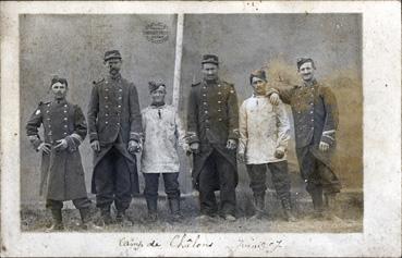 Iconographie - Camp de Châlons - Soldats du 103e