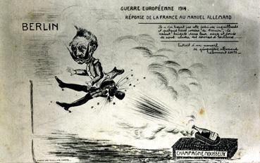 Iconographie - Guerre Européenne 1914 - Réponse de la France au manuel Allemand