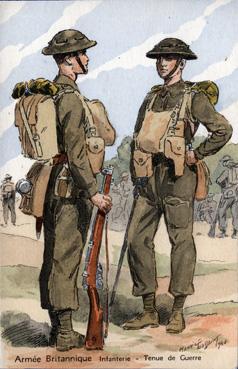 Iconographie - Armée Britannique - Tenue de Guerre