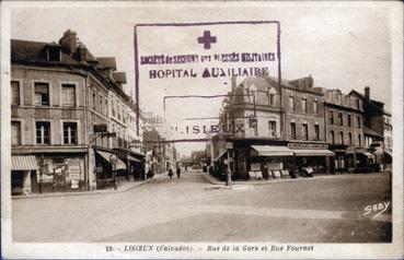 Iconographie - Rue de la gare et rue Fournet