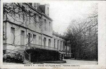 Iconographie - Union F.F. - Hôpital 103 (façade Nord)