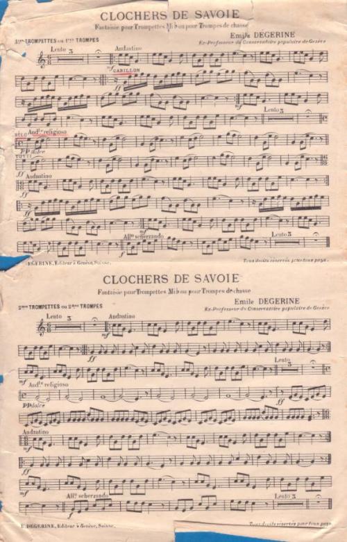 Partition - Clochers de Savoie-Page 1sur2
