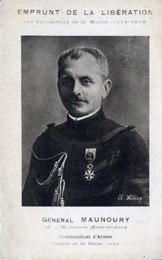 Iconographie - Les vainqueurs de la Marne 1914-1918 - Général Maunoury