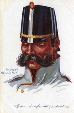 Iconographie - Officier d'Infanterie (autrichienne)