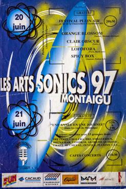 Iconographie - Affiche Les Arts Sonics 1997