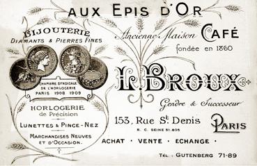 Iconographie - Aux Epis d'Or - L. Broux