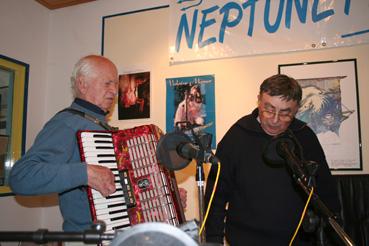 Iconographie - Raymond Gauvrit et Jean Moreau sur Neptune FM